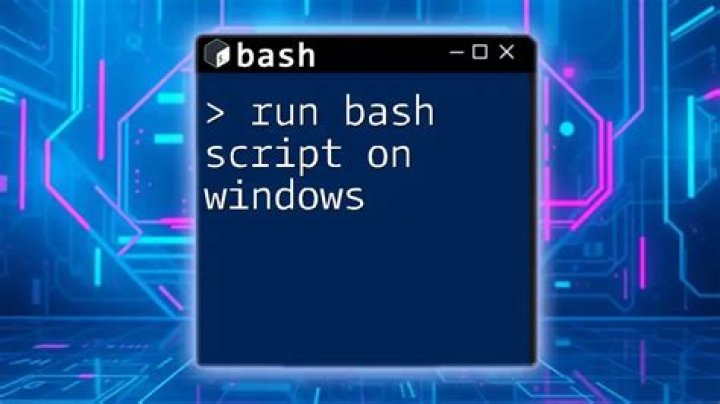 Is there a way to run Bash scripts on Windows? [closed]