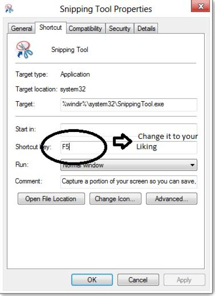Is there a way to snip part of the screen with a hotkey?