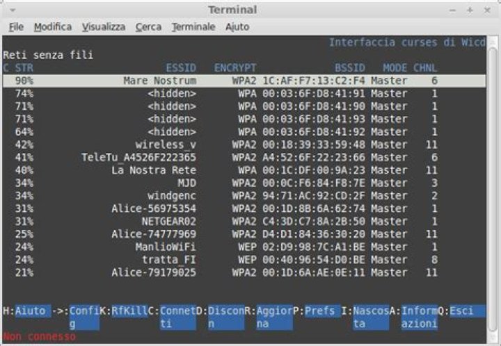 Is there a wifi-menu (from Arch Linux) equivalent in Ubuntu?