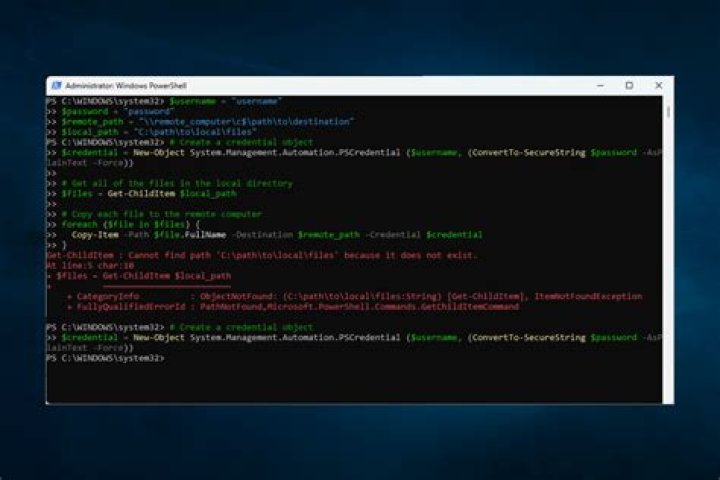 Is there a Windows command line tool to copy files to remote computers?
