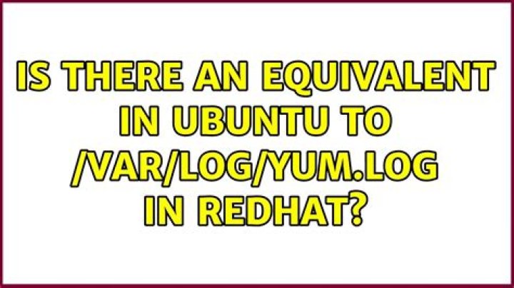 Is there an equivalent in Ubuntu to /var/log/yum.log in Redhat? [duplicate]