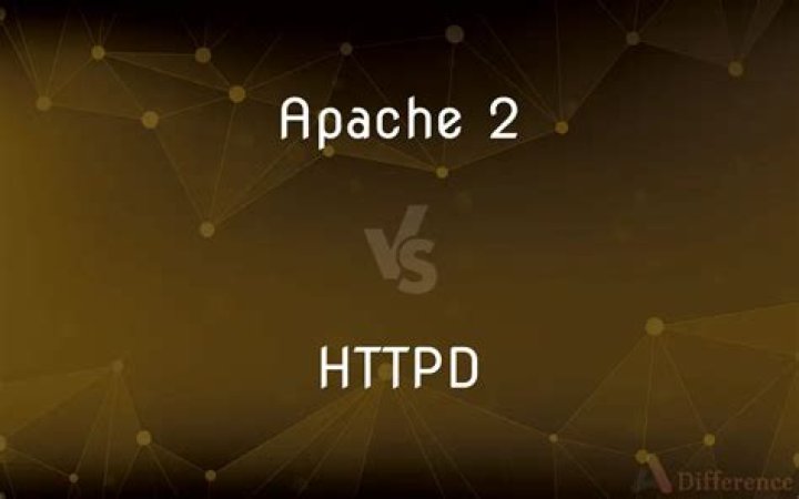 Is there any difference between apache2 and httpd?