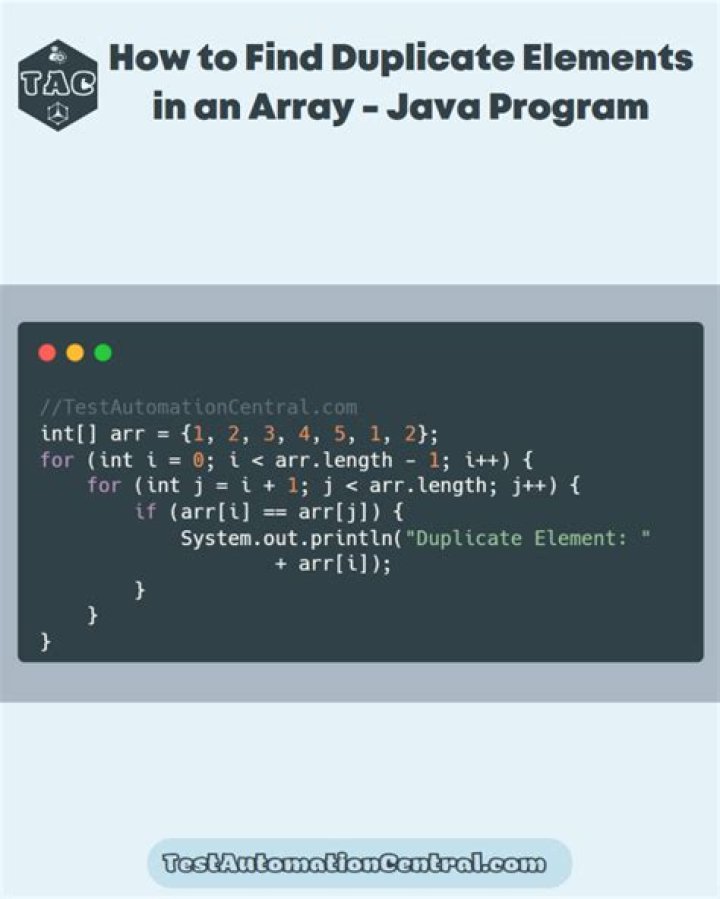 Java Array, Finding Duplicates