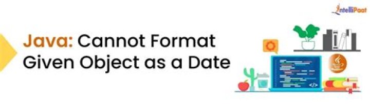 Java : Cannot format given Object as a Date