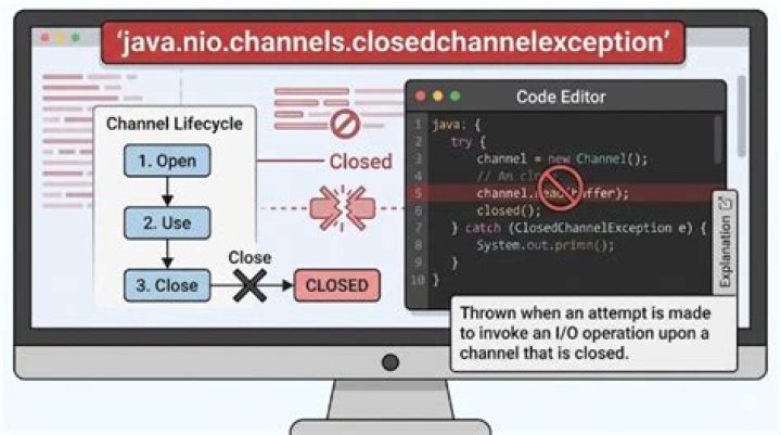 java.nio.channels.ClosedChannelException