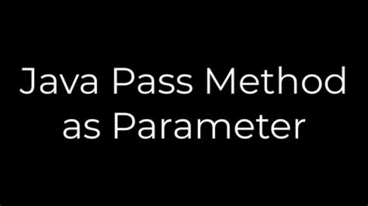 Java Pass Method as Parameter