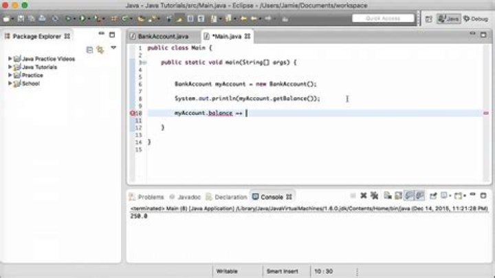 Java - Using Accessor and Mutator methods