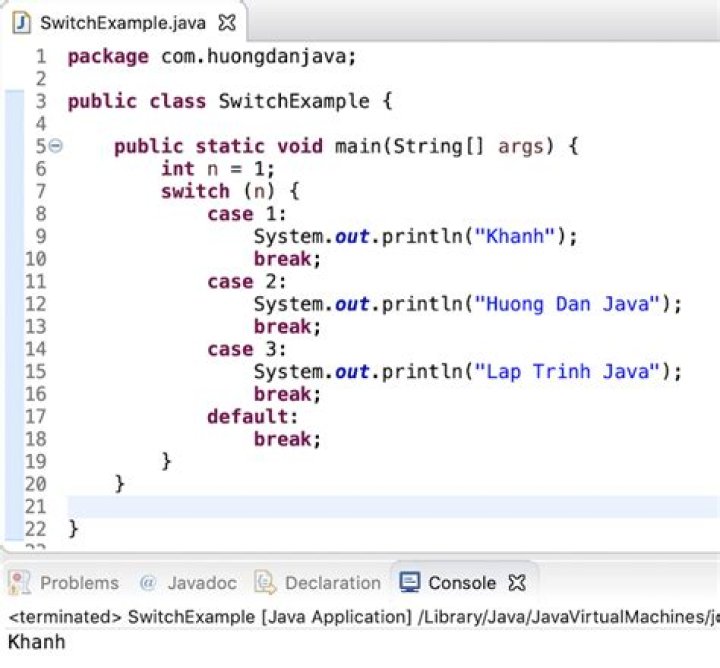 Java using enum with switch statement