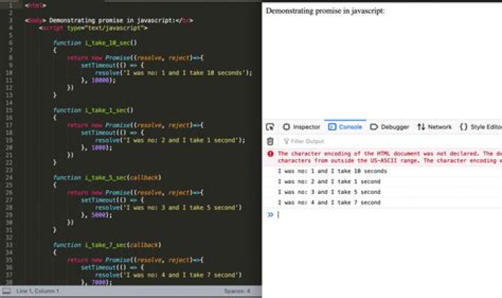 JavaScript Promises - reject vs. throw