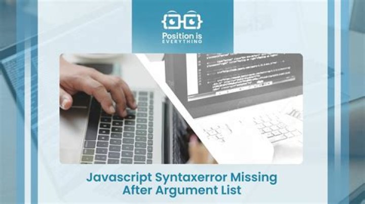 JavaScript: SyntaxError: missing ) after argument list
