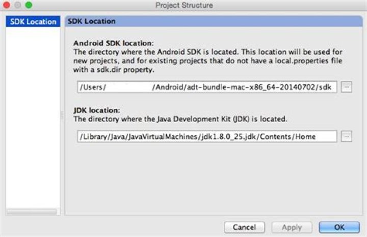 JDK Location