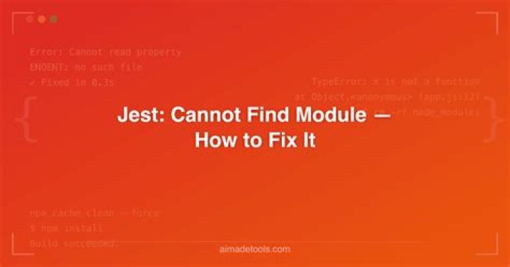 Jest gives `Cannot find module` when importing components with absolute paths