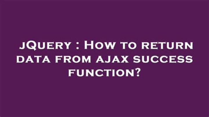 JQuery/Ajax return Success message and display Saved indicator