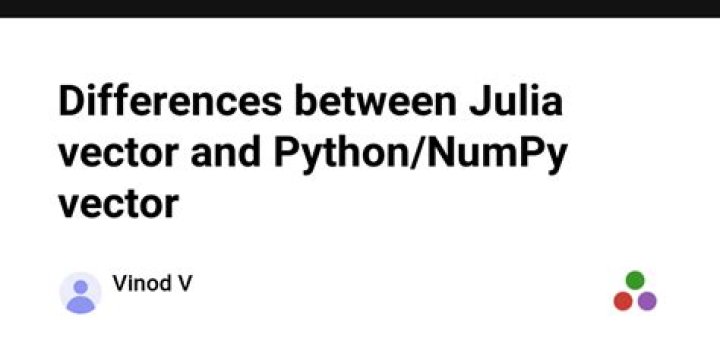 Julia equivalent of Python numpy 