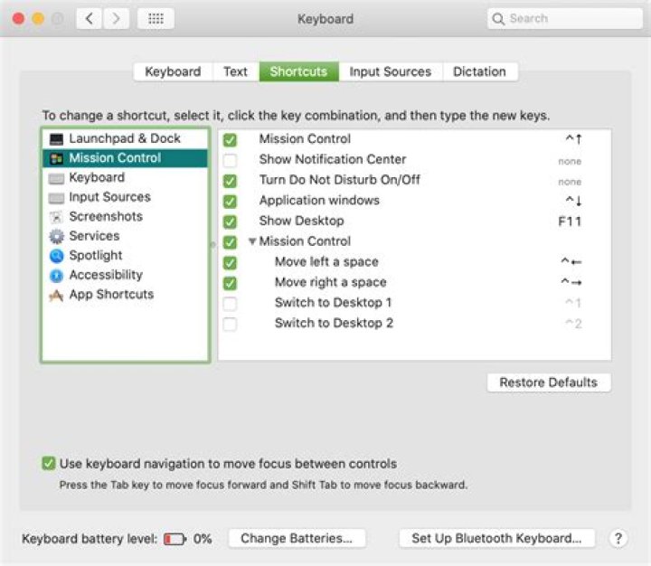 Keyboard shortcut to respond to notification?
