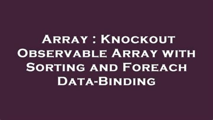 Knockout Filtering on Observable Array