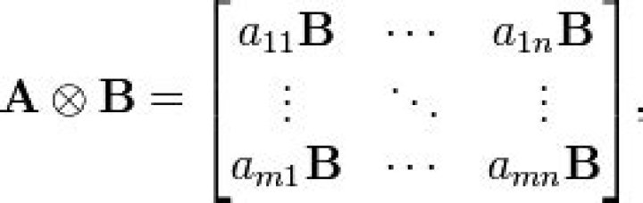 Kronecker product and outer product confusion