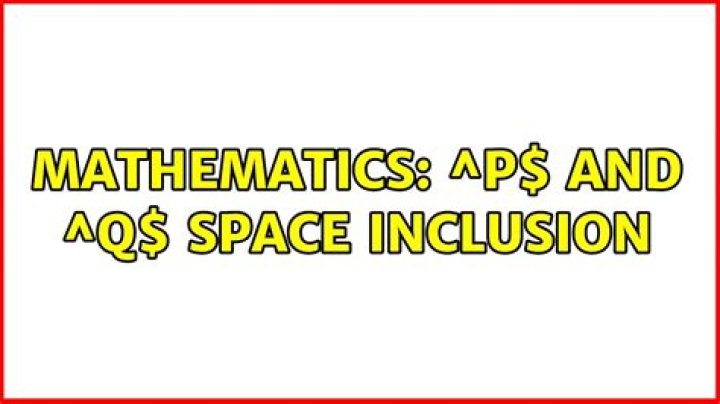 $L^p$ and $L^q$ space inclusion