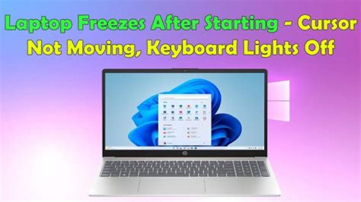 Laptop freezes, keyboard LEDs flashing