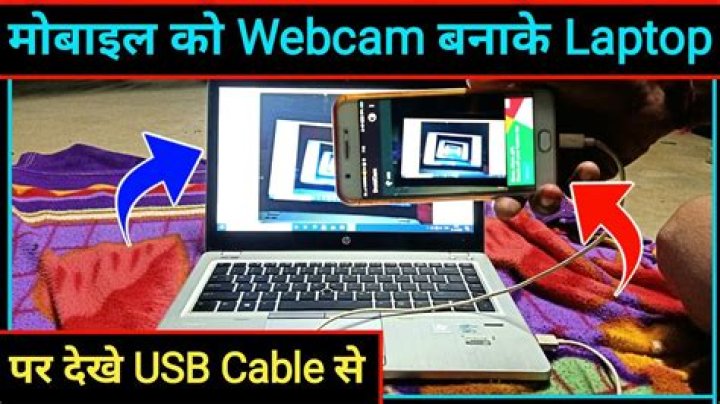 Laptop webcam cabling
