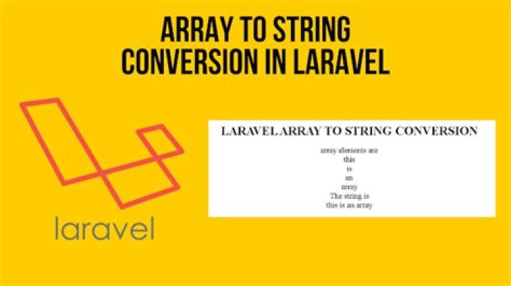 Laravel array to string conversion