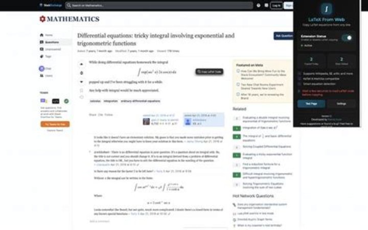 LaTex code on Firefox