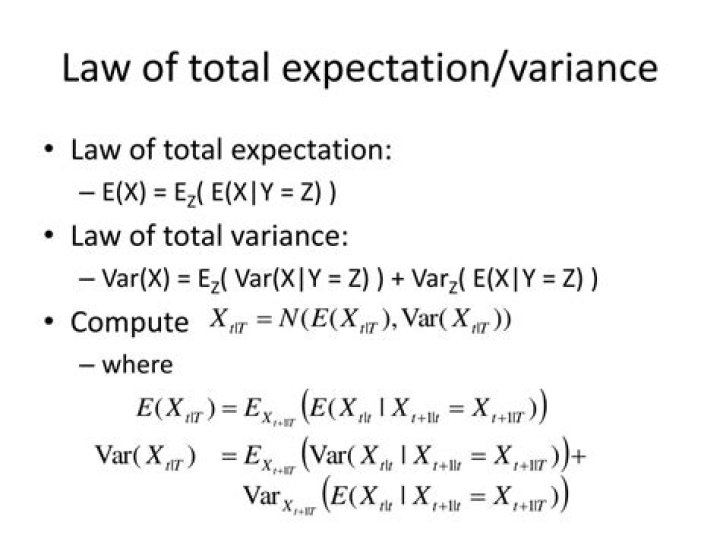 Law of total expectation?