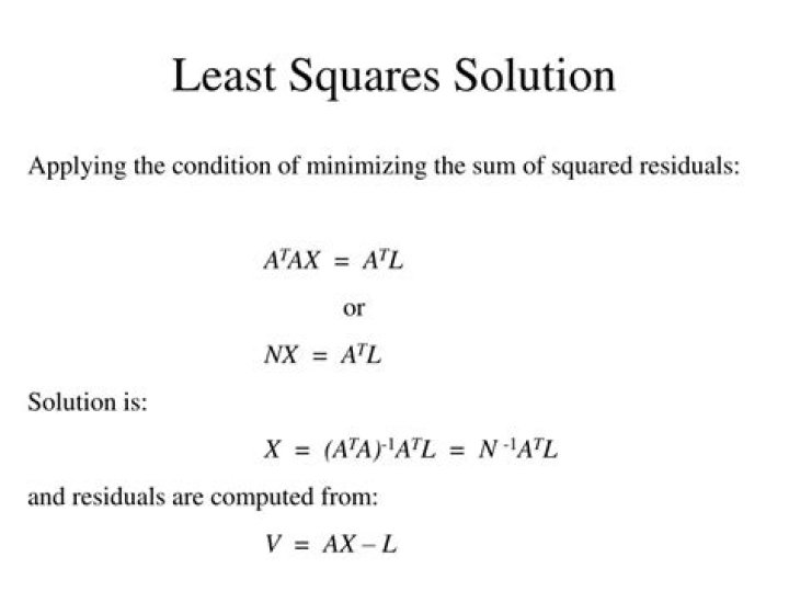 Least-squares solution to a matrix equation?