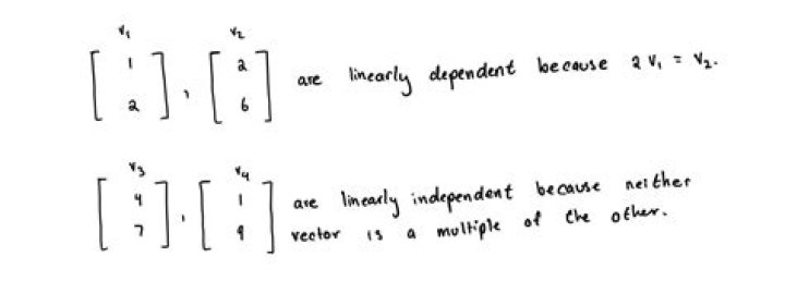 Let u,v,w be three linearly independent vectors in a 7x1 matrix, determine a value of k