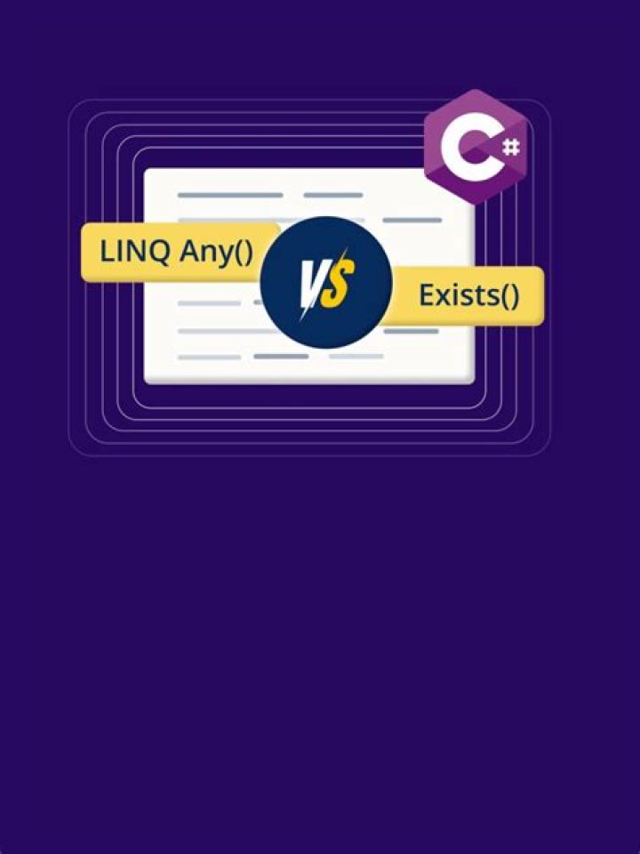 LINQ .Any VS .Exists - What's the difference?