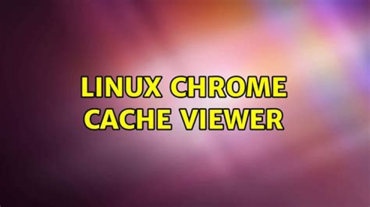 Linux: Chrome Cache Viewer