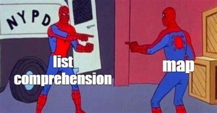 List comprehension vs map