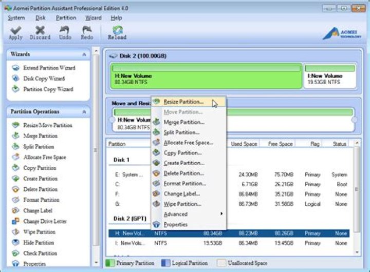 Live resize of a GPT partition on Linux