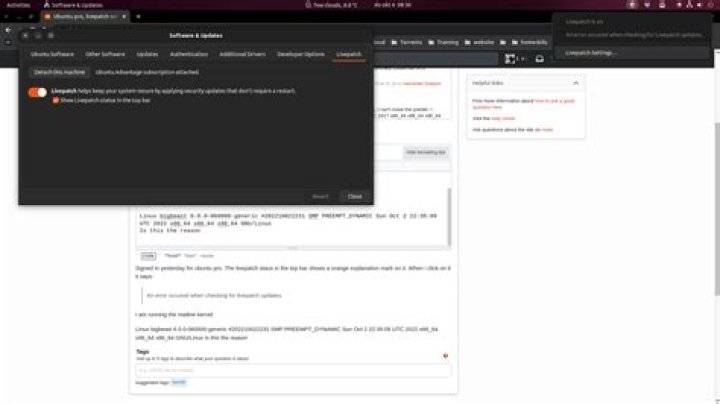 livepatch not livepatching very much