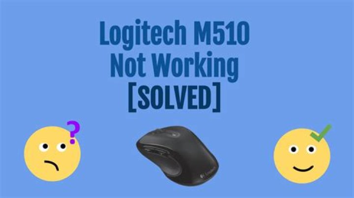 logitech m510 mouse highlights all just passing moving over screen