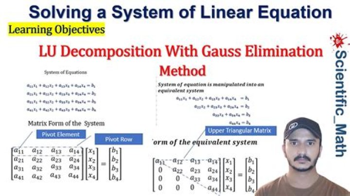 LU Decomposition: difference between between hand calculation and solver?