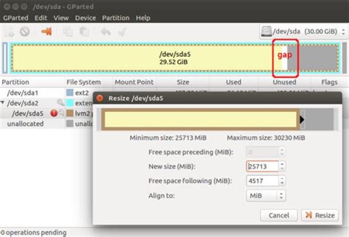 LVM Hard disk partitioning after Ubuntu installation