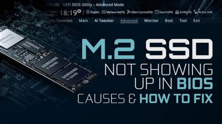 M.2 ssd not recognized at all