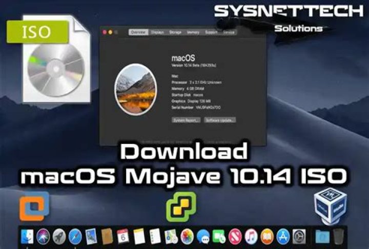 MacOS Mojave, ISO images, and 