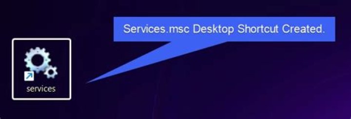 Make a services.msc Shortcut?