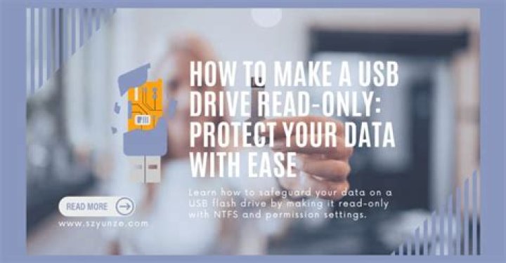 Make a USB drive read only