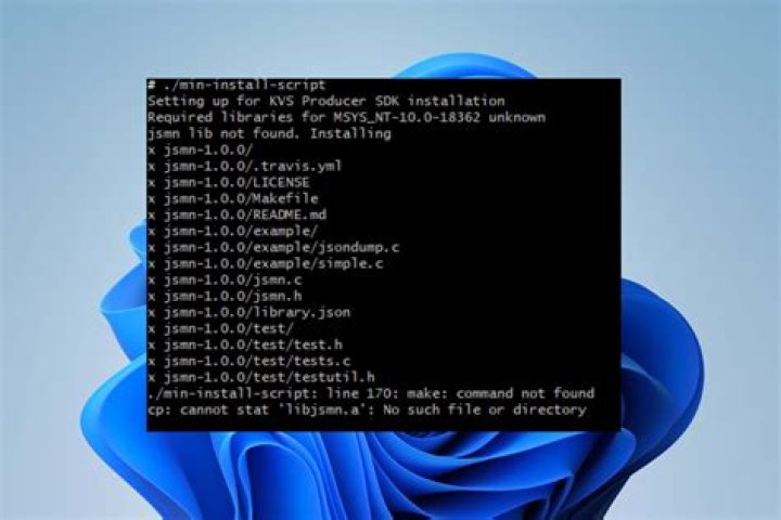 make: flex: Command not found