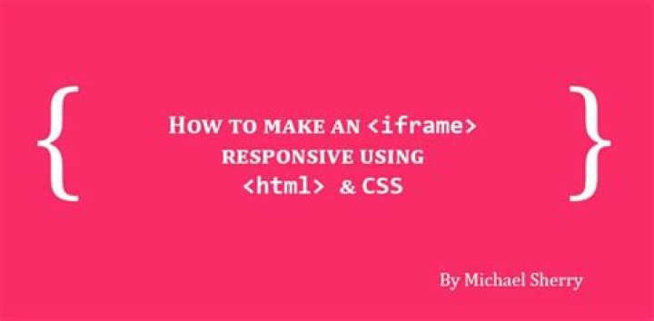 Making an iframe responsive
