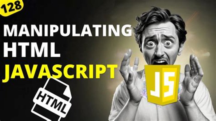 Manipulating HTML in Javascript