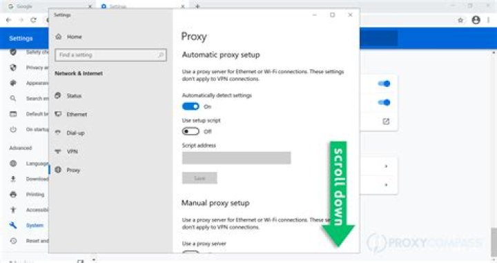 Manually configuring proxy settings of Google Chrome on Ubuntu