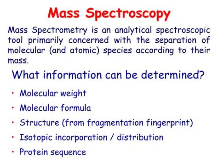mass spectroscopy