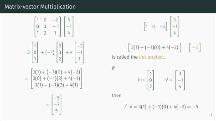 Matrix multiplication question of 2 3x1 vectors