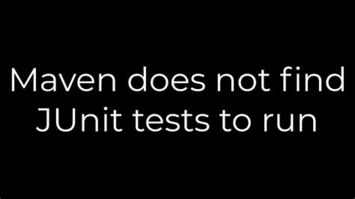 Maven does not find JUnit tests to run