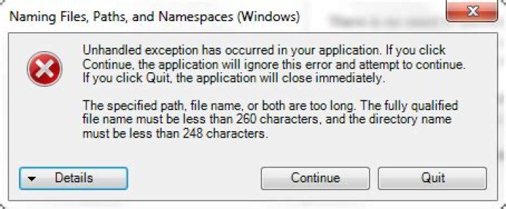 Maximum filename length in NTFS (Windows XP and Windows Vista)?