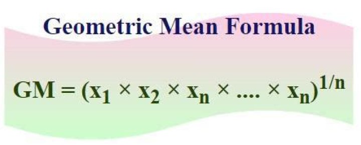 mean of geometric means?